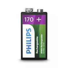 Philips polnilna baterija, 9V, 170mAh