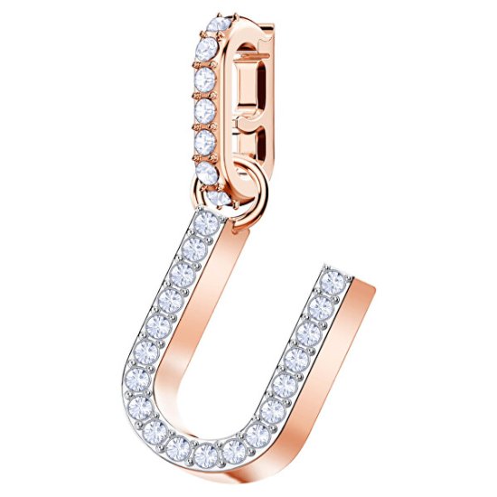 Swarovski Roza pozlačen obesek U Remix 5437608