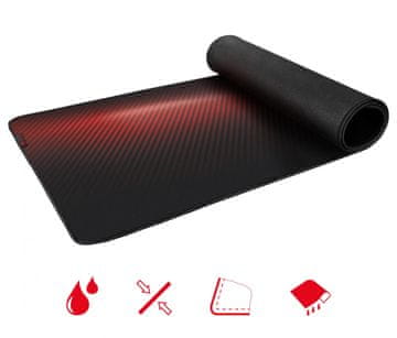 Genesis Carbon 500 Ultra Blaze podloga za miško in tipkovnico