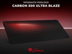 Genesis Carbon 500 Ultra Blaze podloga za miško in tipkovnico