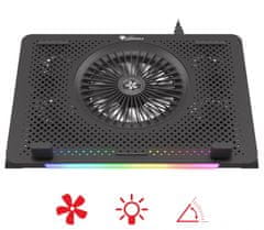 Genesis Oxid 450 hladilno stojalo za prenosnik, 39.6 cm, RGB - Odprta embalaža