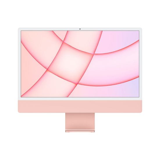 Apple iMac 24 računalnik, 512 GB, Pink - SLO (mgpn3cr/a)