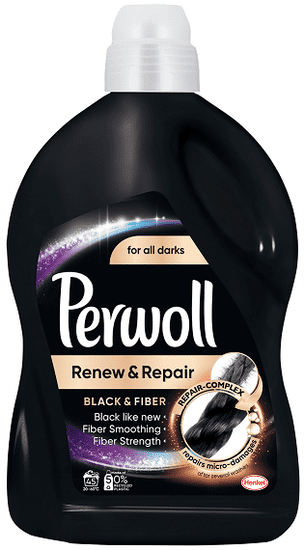 Perwoll pralni gel Renew Advanced Black, 2,7 l, 45 pranj
