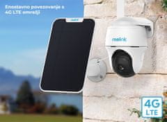 Reolink Go PT zunanja kamera + solarni panel, 4G-LTE, FHD, IP65