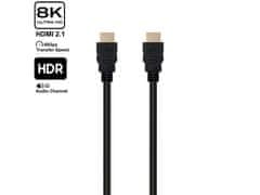 Ewent EC1320 kabel, Ultra High Speed HDMI 2.1, 8K 60Hz, M/M, Ethernet, 1 m, črn - odprta embalaža