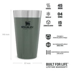 Stanley izoliran kozarec, 0,47 L, Hammertone zelen