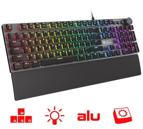 Genesis Thor 400 RGB gaming tipkovnica, Kailh Red, US