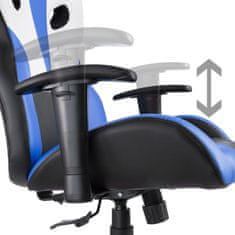tectake Igralni stol Optimus Črna/modra/bela