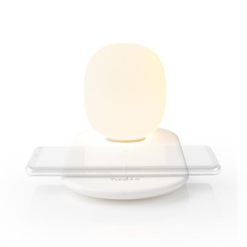 Nedis Namizna LED svetilka z brezžičnim polnjenjem LTLQ10W1WT