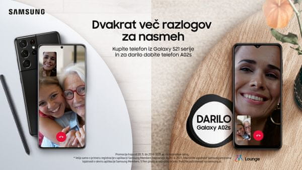 DARILO: Samsung Galaxy A02s, bel