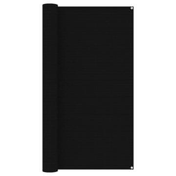 Vidaxl Preproga za šotor 200x300 cm črna