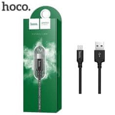 Hoco Hoco podatkovni kabel X14 Micro USB, 2 m, 3A, črn, pleten
