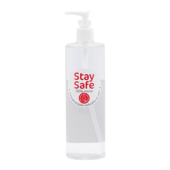 Stay Safe StaySafe, razkužilo za roke 500ml s pumpico