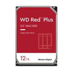 Western Digital Red Plus trdi disk, 12 TB, SATA3, 7200 rpm, 256 MB