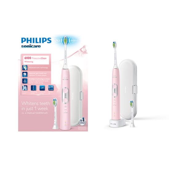 Philips Sonicare ProtectiveClean 6100 sonična električna zobna ščetka (HX6876/29)