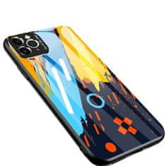 slomart barvno steklo ohišje ohišje iz kaljenega stekla s pokrovom kamere iphone 11 pro vzorec 1