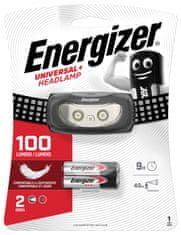 Energizer Universal+ naglavna svetilka, 2AAA, 100 lm