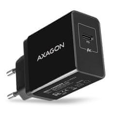 AXAGON ACU-PD22 USB-C hišni polnilec, 22 W, črn