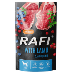 RAFI Mokra pasja hrana z jagnjetino 500 g vrečka