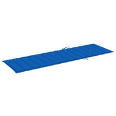 Vidaxl Blazina za ležalnik kraljevsko modra 200x70x4 cm blago
