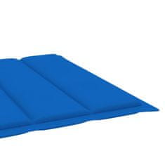 Vidaxl Blazina za ležalnik kraljevsko modra 200x70x4 cm blago