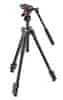 Manfrotto 290 light ALU komplet foto stojalo z video fluid glavo Befree LIVE + PIXI mini namizno stojalo (MK290LTA3-V-BDL)