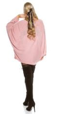 Amiatex Ženski pulover 71525, prašna roza, UNIVERZáLNí