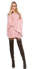 Amiatex Ženski pulover 71525, prašna roza, UNIVERZáLNí