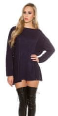 Amiatex Ženski pulover 71506, Deep Navy, UNIVERZáLNí