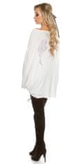Amiatex Ženski pulover 71524, bela, UNIVERZáLNí