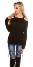 Amiatex Ženski pulover 71601, črna, UNIVERZáLNí