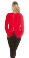Amiatex Ženska bluza 72226, rdeča, UNIVERZáLNí