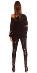 Amiatex Ženska bluza 72200, črna, UNIVERZáLNí