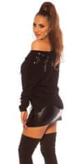 Amiatex Ženska bluza 72208, črna, UNIVERZáLNí