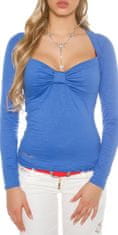 Amiatex Ženska bluza 72605, modra, XL/XXL