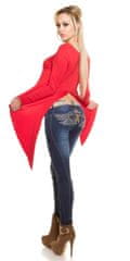 Amiatex Ženska bluza 72745, rdeča, UNIVERZáLNí