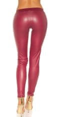 Amiatex Ženske legice 74544, bordó, S/M