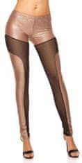 Amiatex Ženske legice 74619, cappucino, S/M