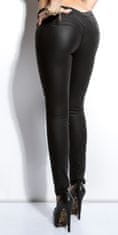 Amiatex Ženske treggings hlače 74746, črna, L