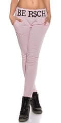 Amiatex Ženske treggings hlače 74762, roza, M
