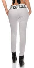 Amiatex Ženske treggings hlače 74761, bela, M