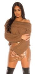 Amiatex Ženski pulover 71836, cappucino, UNIVERZáLNí