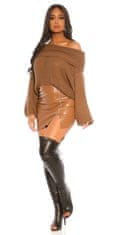 Amiatex Ženski pulover 71836, cappucino, UNIVERZáLNí