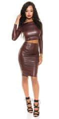 Amiatex Žensko krilo 74902, vinska, S