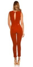 Amiatex Ženske overall hlače 74981, oranžna, XS