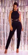 Amiatex Ženske overall hlače 75048, Deep Navy, L