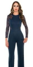 Amiatex Ženske overall hlače 75052, Deep Navy, M