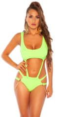 Amiatex Ženske enodelne kopalke 79065, zelena, S