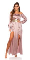 Amiatex Ženska obleka 79137, cappucino, M