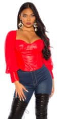 Amiatex Ženski erotičen kostim 79433, rdeča, M